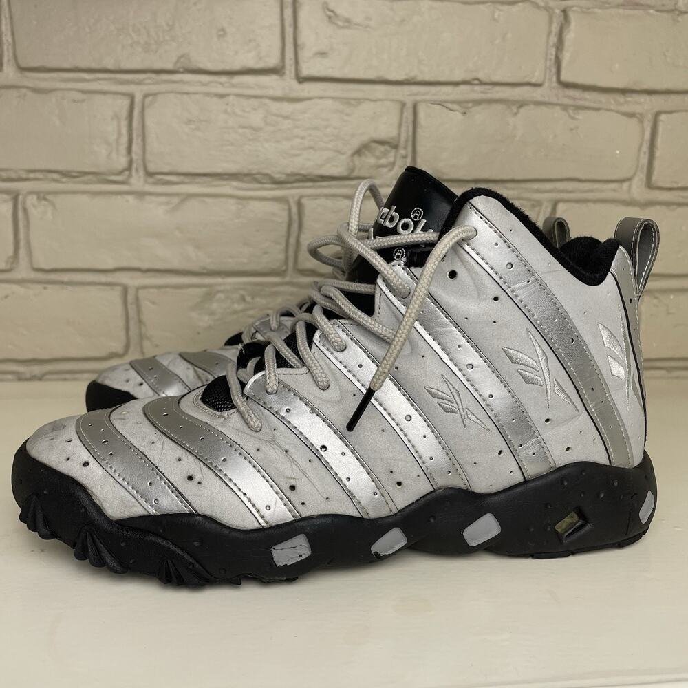 Reebok Big Hurt Frank Thomas Silver Slugger Mens Size 9.5 Metallic Vintage Retro